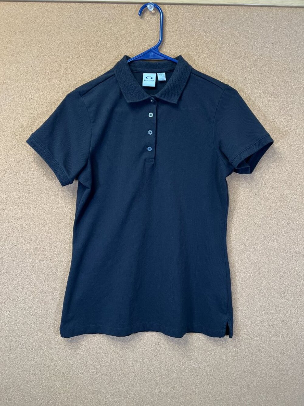 Biz Collection Women Top Polo Shirt Black Size 6 Short sleeve Y2K P105LS